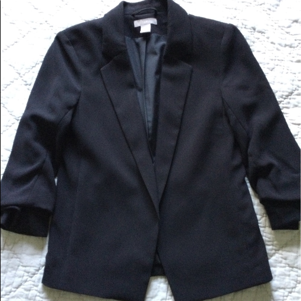 HM blazer 3/4 sleeve satin size 2